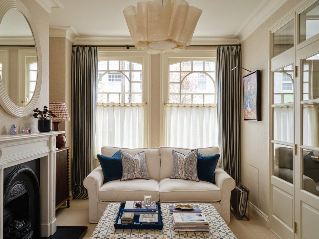 Elegant living room with stylish decor